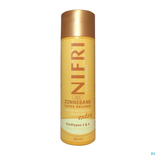 Packshot Nifri Zonnebank Super Bruiner Huidtype 3&4 200ml