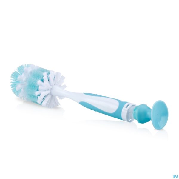 Productshot Nûby Flessenborstel met kleinere speenborstel en zuignap