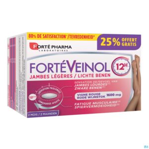 Packshot Forteveinol 12h Tabl 60 Promo