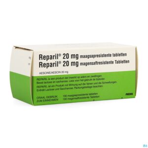 Packshot Reparil Comp Gastroresist 100 X 20mg