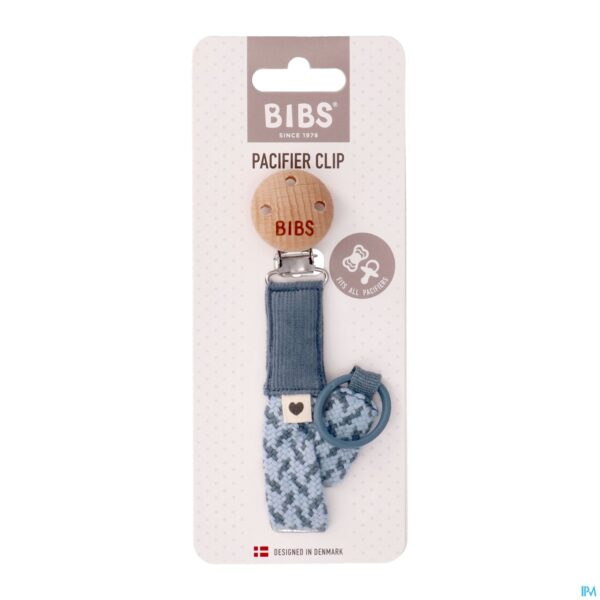 Packshot Bibs Fopspeenketting Braided Petrol&baby Blue Packshot Bibs Fopspeenketting Braided Petrol&baby Blue