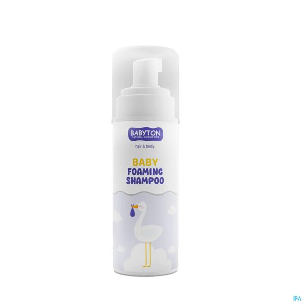 Packshot Babyton Natuurlijke Foaming Shampoo Baby 150ml