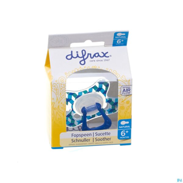 Packshot Difrax Fopspeen Natural 6m+