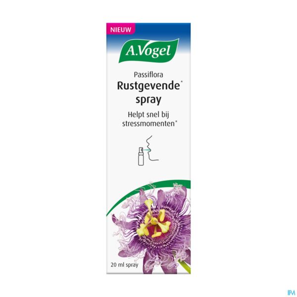 Packshot A.Vogel Passiflora Spray Rustgevend 20ml Packshot A.Vogel Passiflora Spray Rustgevend 20ml