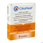 Packshot Citrafleet Poeder Drank 2 Zakjes