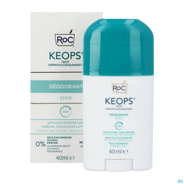 Packshot Roc Keops Deo Stick 40ml Nf
