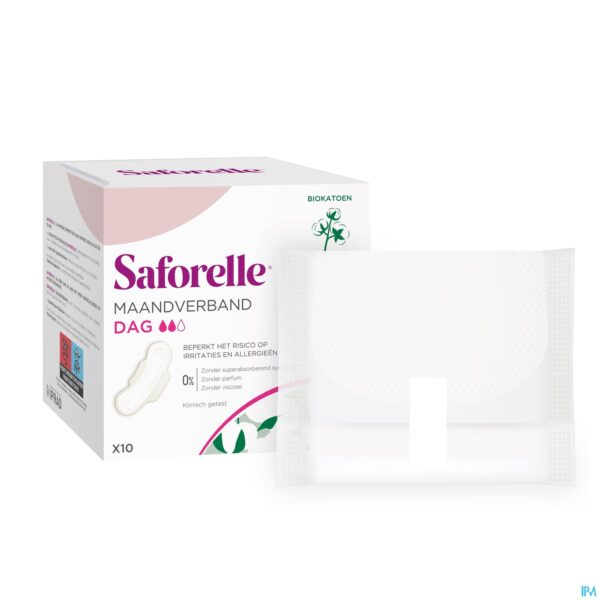 Productshot Saforelle Maandverbanden DAG 10
