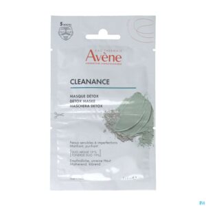 Packshot Avene Cleanance Detox Masker 2x6ml