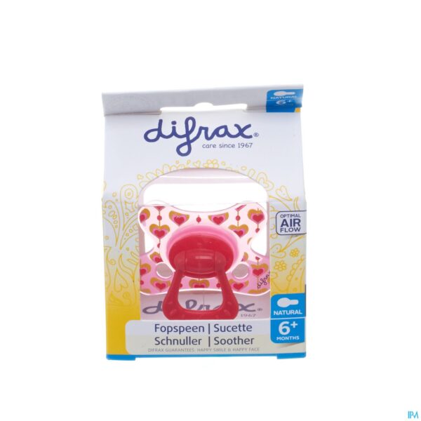 Packshot Difrax Fopspeen Natural 6m+