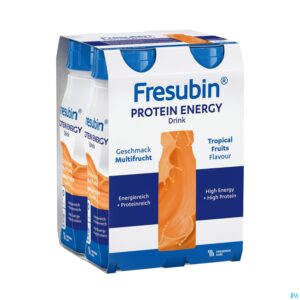 Packshot Fresubin Protein Energy Drink 200ml Fruits Tropicaux/tropische Vruchten