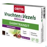 Packshot Ortis Vruchten & Vezezels Regular Blokjes 24