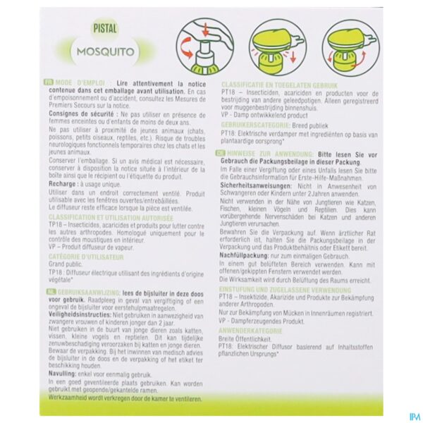 Packshot Pistal Mosquito Elektrische Verstuiver