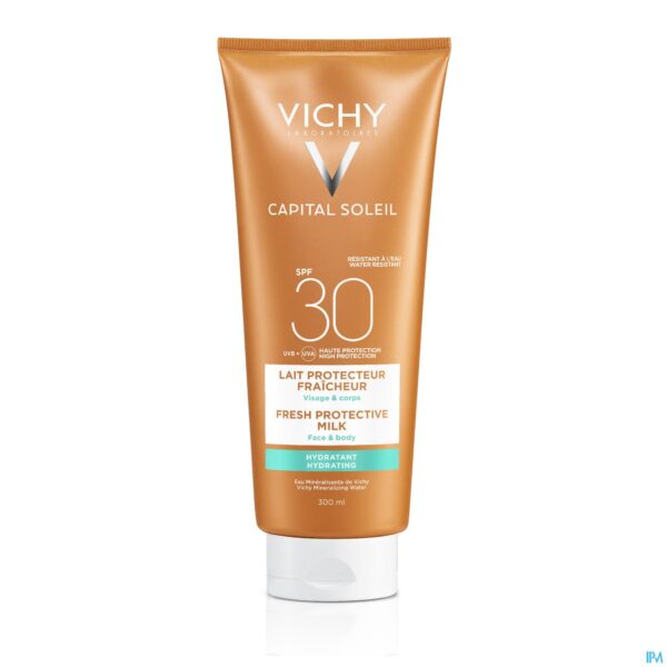 Packshot Vichy Cap Sol Ip30 Melk Lichaam 300ml