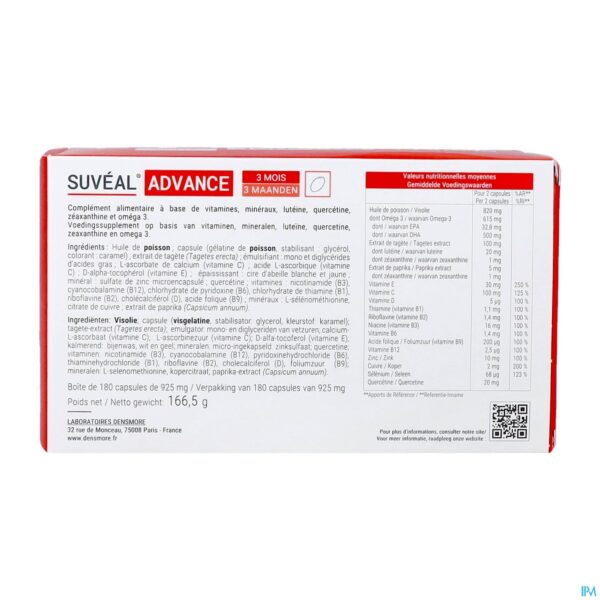 Packshot Suveal Advance 3m Caps 180