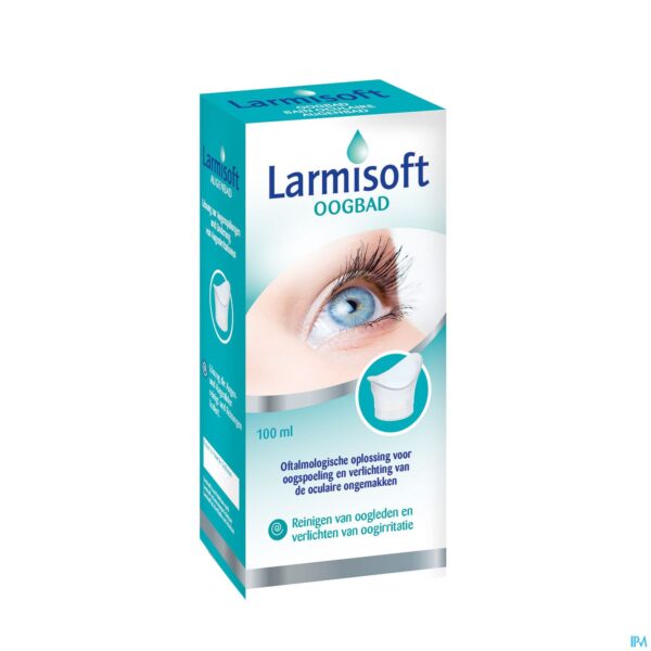 Packshot Larmisoft Oogbad 100ml Packshot Larmisoft Oogbad 100ml