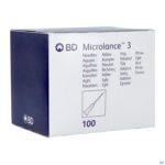 Packshot Bd Microlance 3 Naald 21g 5/8 Rb 0,8x16mm Groen100