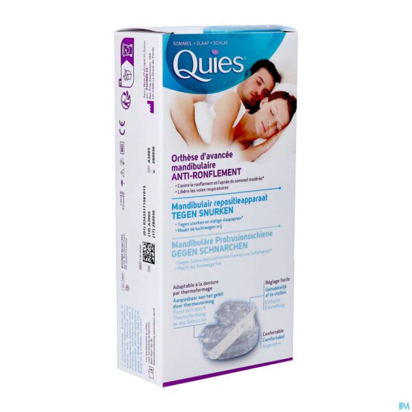 Packshot Quies Mandibulair Repositieapparaat A/snurken