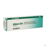 Packshot Bithiol 20% Ung. 22g Qualiphar