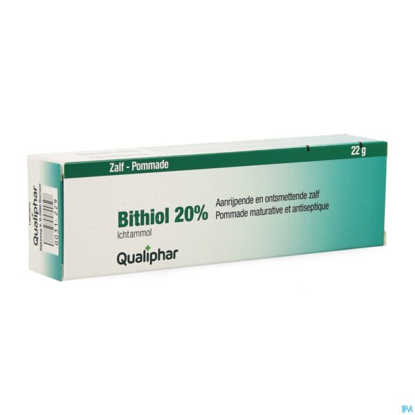 Packshot Bithiol 20% Ung. 22g Qualiphar