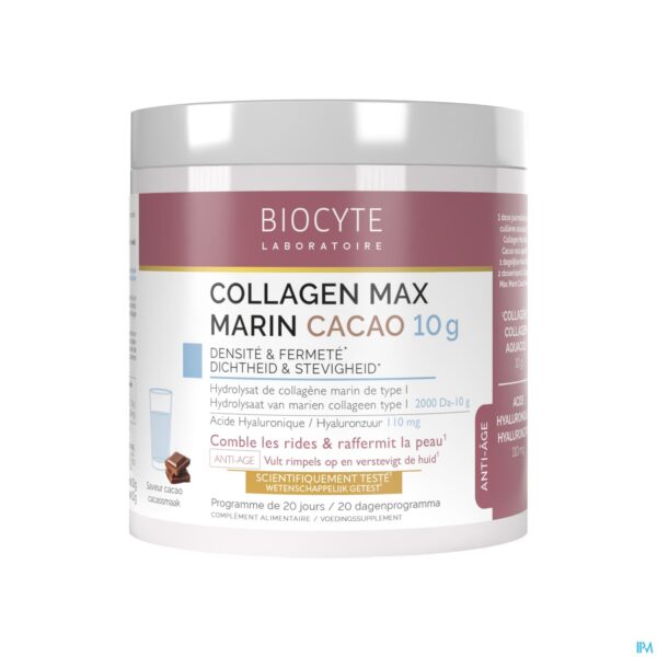 Packshot Biocyte Collagen Max Marin Pot 10g Packshot Biocyte Collagen Max Marin Pot 10g