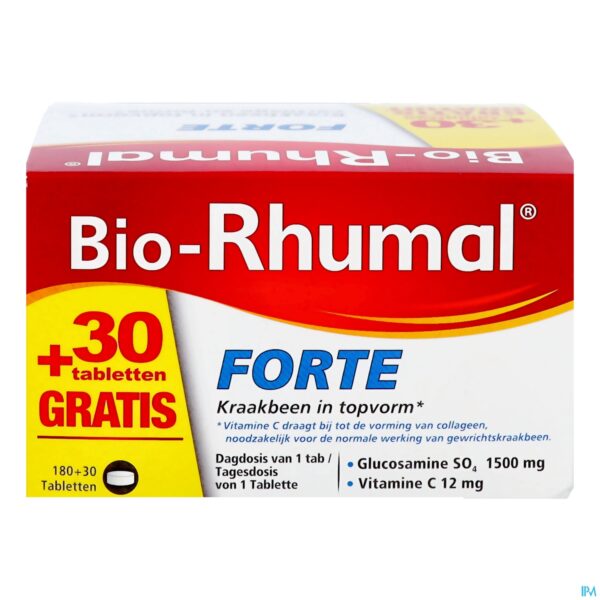 Packshot Bio-rhumal Forte Promopack Comp 180+30