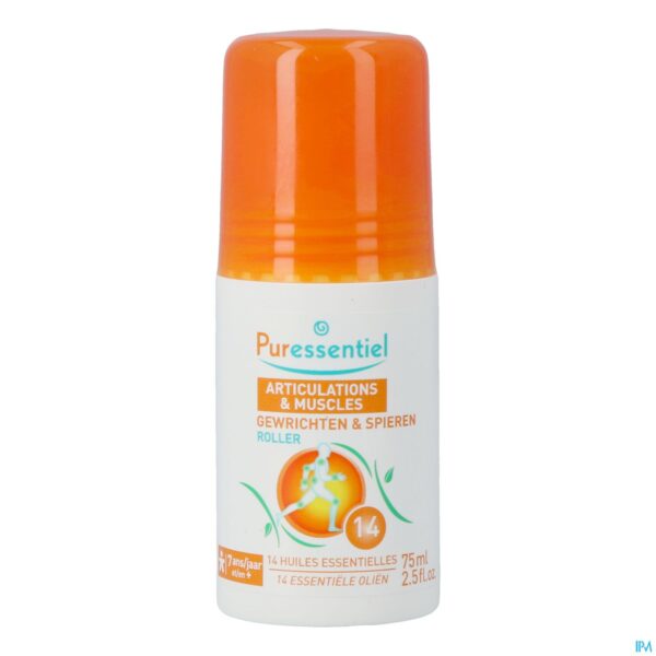 Productshot Puressentiel Gewrichten Roller 14 Ess Olie 75ml