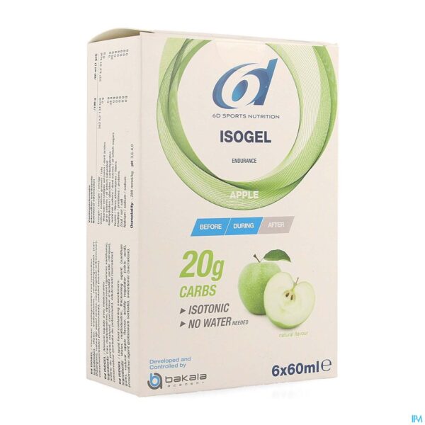 Packshot 6d Sixd Isogel Apple 6x60ml