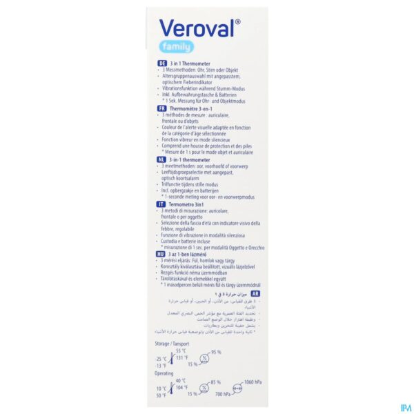 Packshot Veroval Family Infraroodthermometer