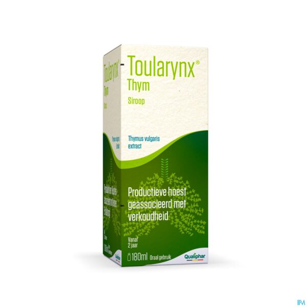 Packshot Toularynx Thym 180 ml siroop
