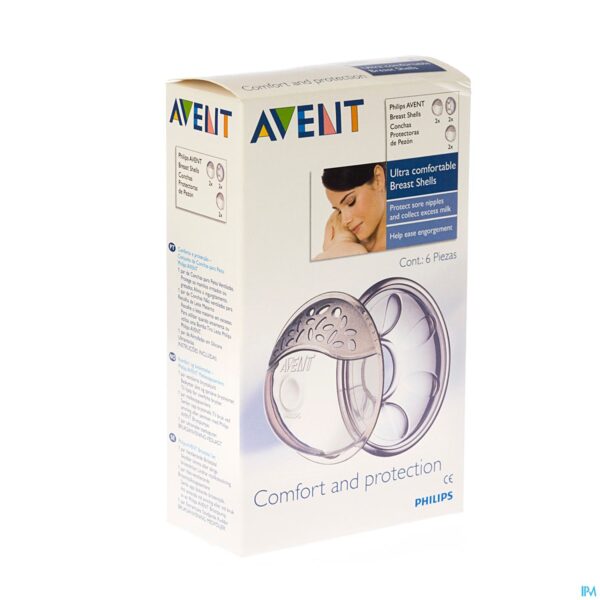 Packshot Philips Avent Isis Borstschelpen 4 SCF157/02