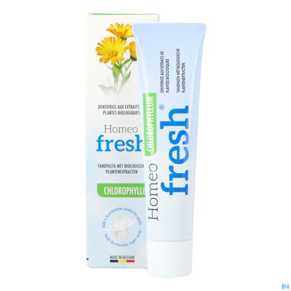Productshot Homeofresh Tandpasta Chlorophyllum Tube 75ml Nf