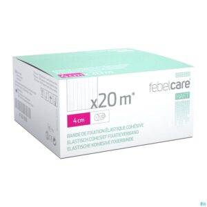 Packshot Febelcare Haft Elas. Cohesief Fixatieverb. 4cmx20m