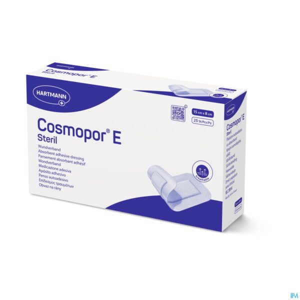Packshot Cosmopor E Latexfree 15x8cm 25 P/s