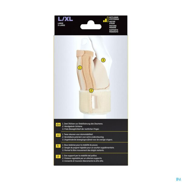 Packshot Futuro Duimstabilisator 45842, Beige, Large/extra Large