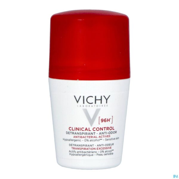 Packshot Vichy Deo Roll Clinical Control 96h 50ml