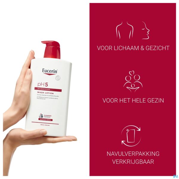 Lifestyle_image Eucerin Ph5 Waslotion + Pomp Nf 1l