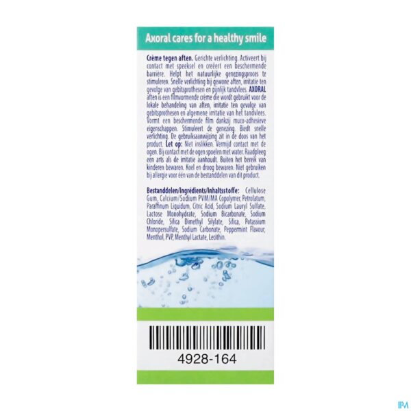 Packshot Axoral Aften & Tandvleesirritaties 10g