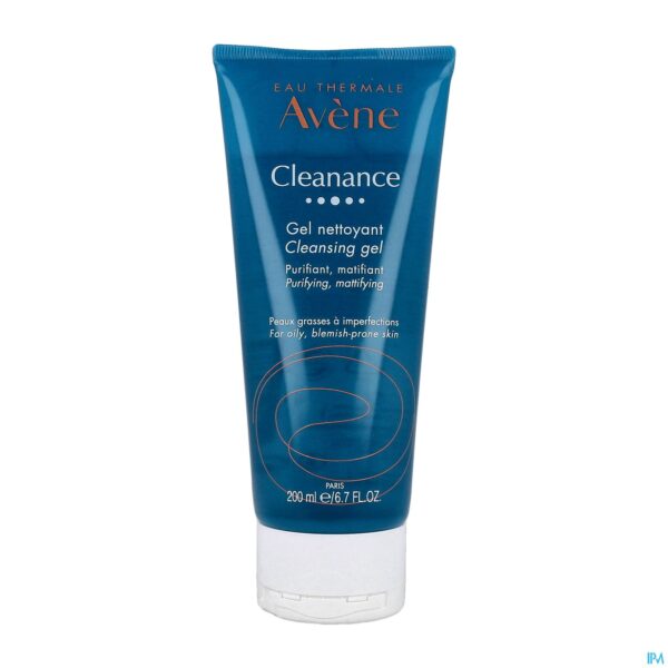 Packshot Avene Cleanance Reinigende Gel Tube 200ml