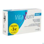 Packshot Vitaxium Adult Multi Vitamines Caps 30 Promo -3€