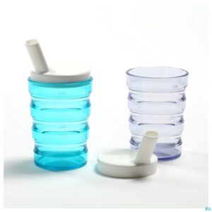 Productshot Rillenbeker 2 Tuitjes Transp Clear+2 Tuitjes 4+8mm