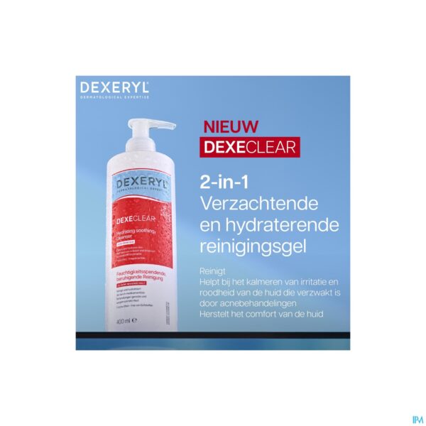 Lifestyle_image Dexeclear Verzachtende Hydra Reinigingsgel 400ml