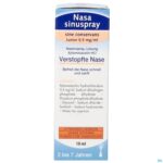 Packshot Nasasinuspray 0,5mg/ml Sine Cons.junior Neusv.10ml