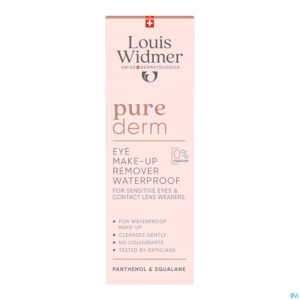 Packshot Widmer Purederm Oogmake-up Reiniging Waterproof Z Parfum 100ml