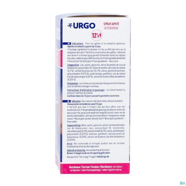 Productshot Urgo Aphten-spray 20ml