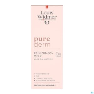 Packshot Widmer Purederm Reinigingsmelk Zonder Parfum 200ml
