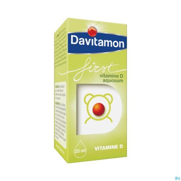 Packshot Davitamon First Vit D Aquosum V1 25ml