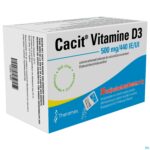 Packshot Cacit Vit. D3 500mg/440ie Bruisgranul. Zakje 30