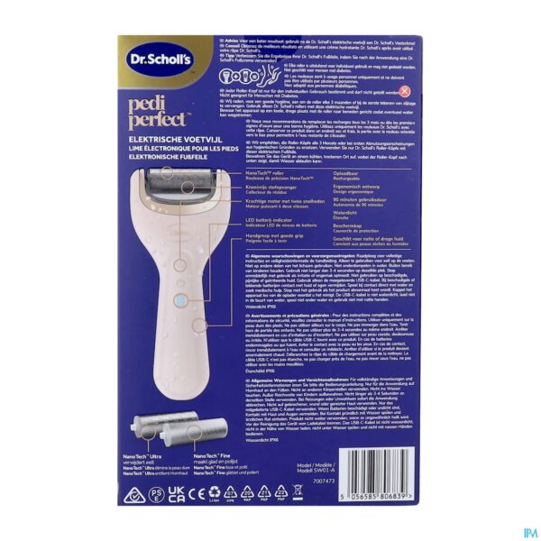 Packshot Scholl Pedi Perfect Elektrische Voetvijl