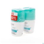 Packshot Vichy Deo A/trace Roller 48h Duo 2x50ml