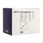 Packshot Bd Microlance Naald Hypoderm. 27g 1/2'' Ster 100